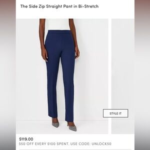 Ann Taylor Navy Women's Suit Pants